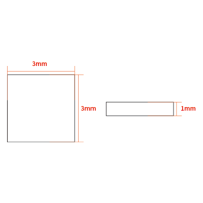 3.0x3.0mm