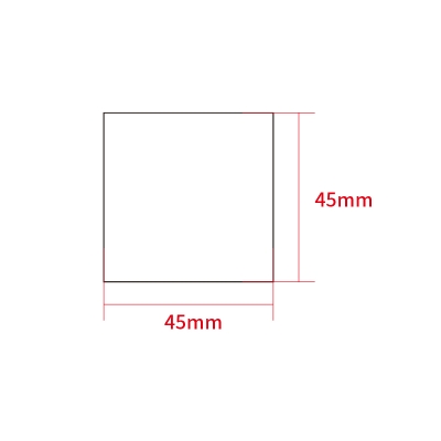 45x45mm