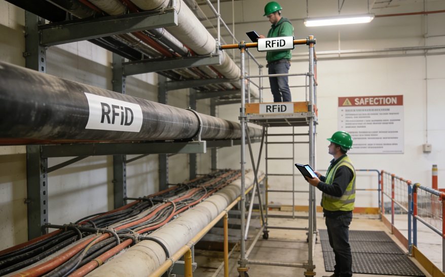 Soluzione RFID intelligente per la gestione delle risorse del cantiere