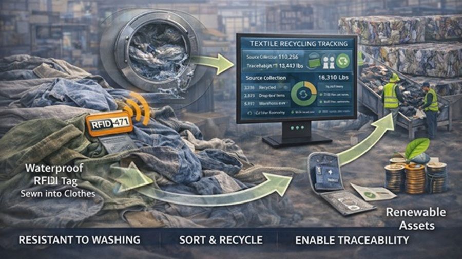 How a Washable RFID Tag Transforms Used Clothing into Renewable Assets