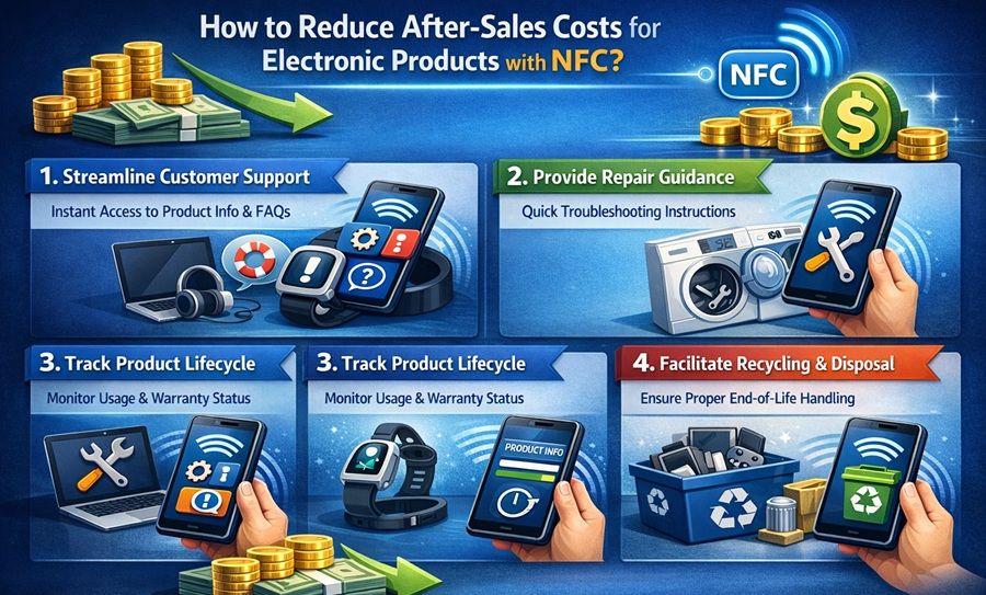How to Reduce After-Sales Costs for Electronic Products with NFC