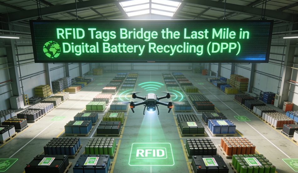 RFID Tags Bridge the Last Mile in Digital Battery Recycling (DPP)