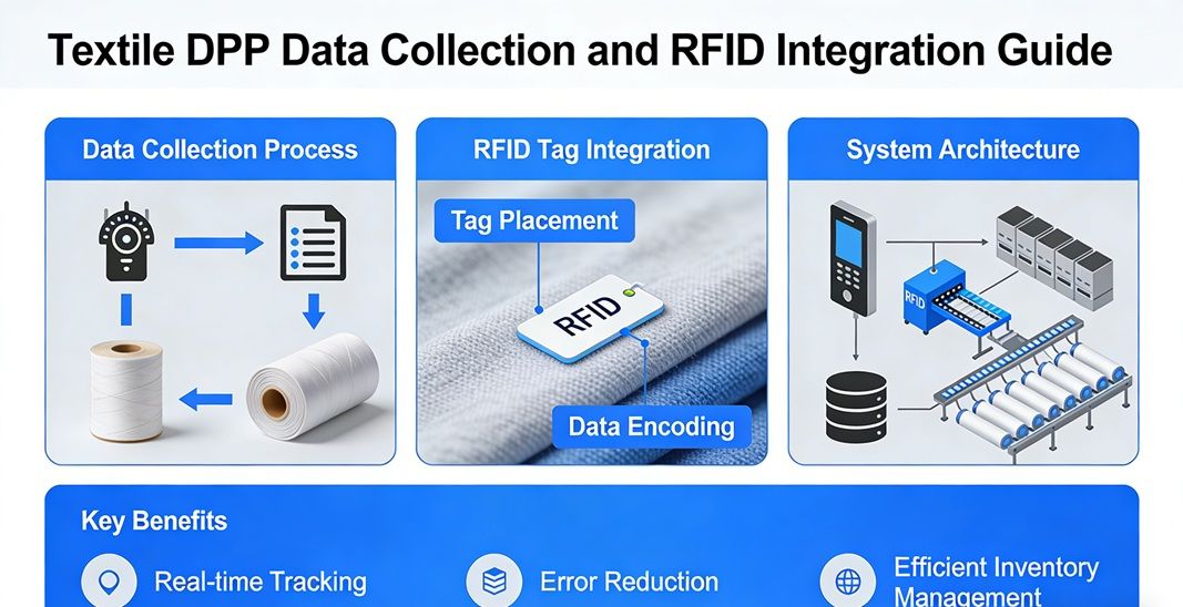 Textile DPP маалыматтарын чогултуу жана RFID интеграциясы боюнча колдонмо