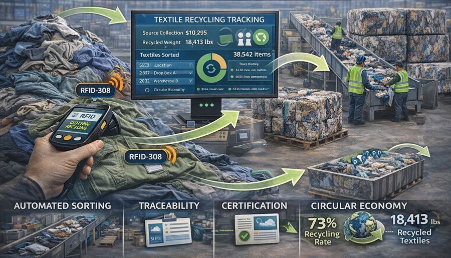 The Value of RFID in Textile and Apparel Recycling Traceability (DPP)