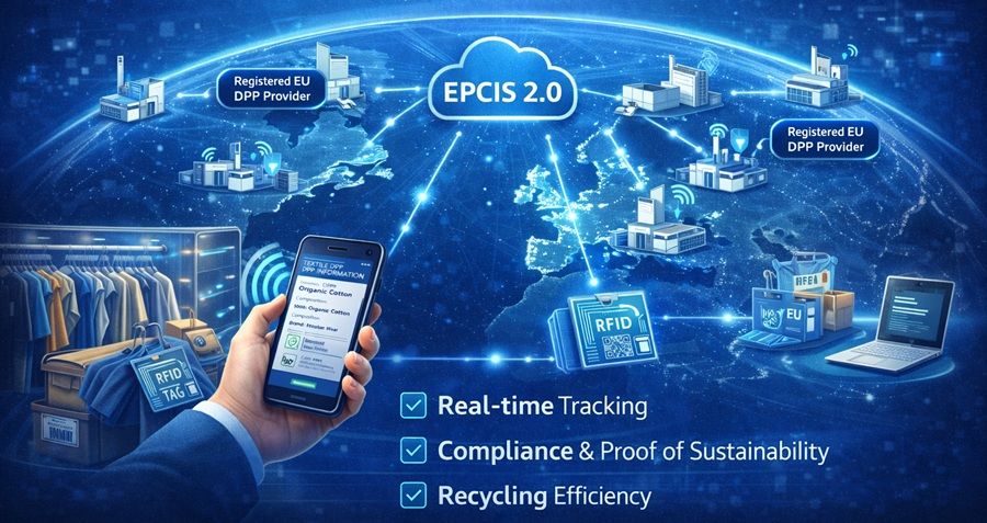 RFID Tekstil Global: Bagaimana EPCIS 2.0 Memperkasakan DPP EU