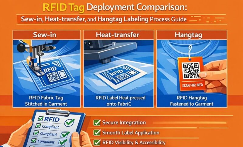Tag One Cycle Process RFID Tag Deployment Comparison: Sew-in, Heat-transfer, and Hangtag ...