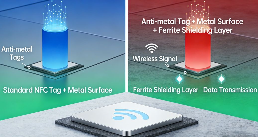 Que sont les étiquettes sur métal/anti-métal